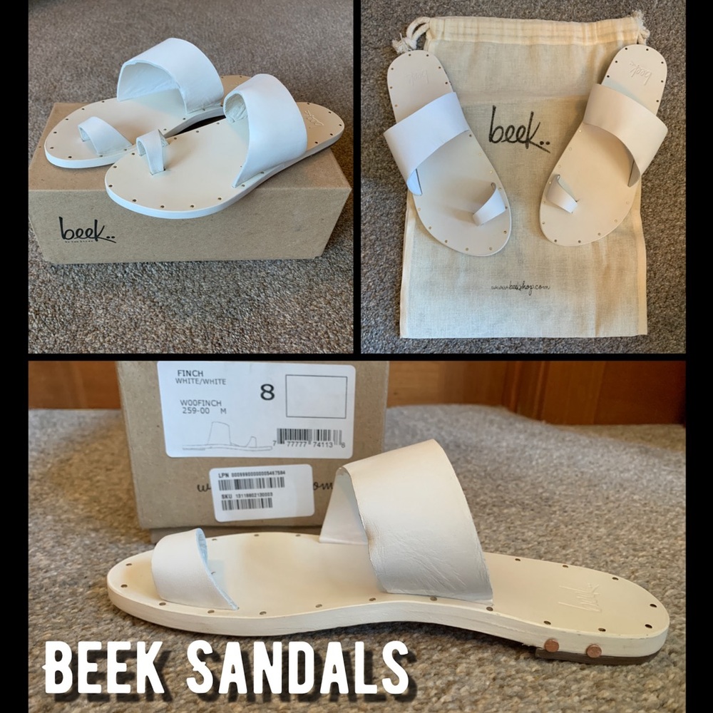 Beek Finch Leather Toe Ring Sandal